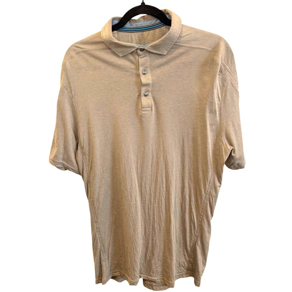 Kuhl Dry - Gray Short sleeved Men's Polo Shirt - Size Large